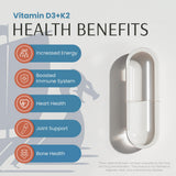 Vykee Nutrition D3 K2 Complexe – étiquette claire et transparence des ingrédients