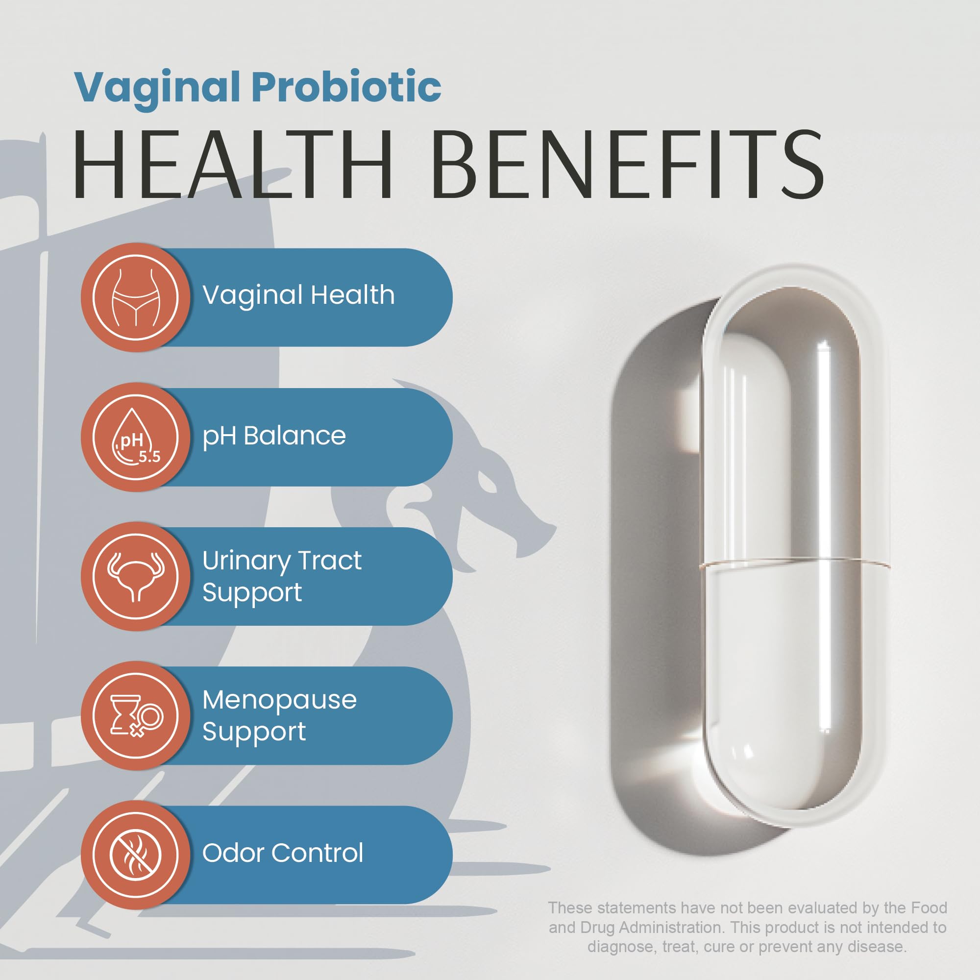 Capsules Vykee Probiotique — forme pratique pour l'équilibre vaginal.