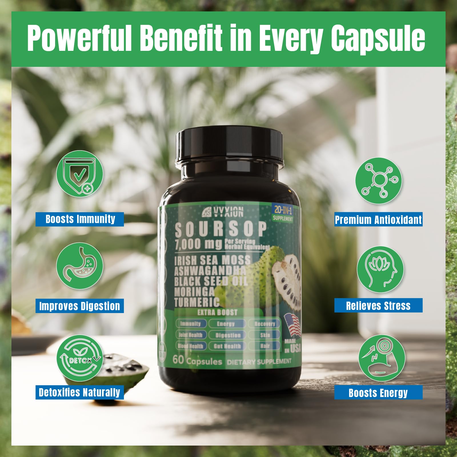 Moringa: source naturelle d'énergie et nutriments