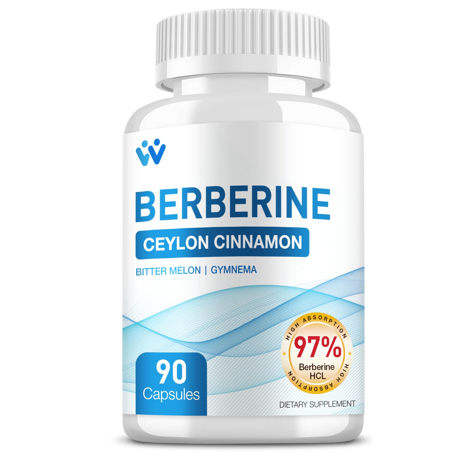 WACHRAY Berberine avec cannelle de Ceylan – flacon visible, soutien potentiel du métabolisme.