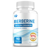 WACHRAY Berberine avec cannelle de Ceylan – flacon visible, soutien potentiel du métabolisme.
