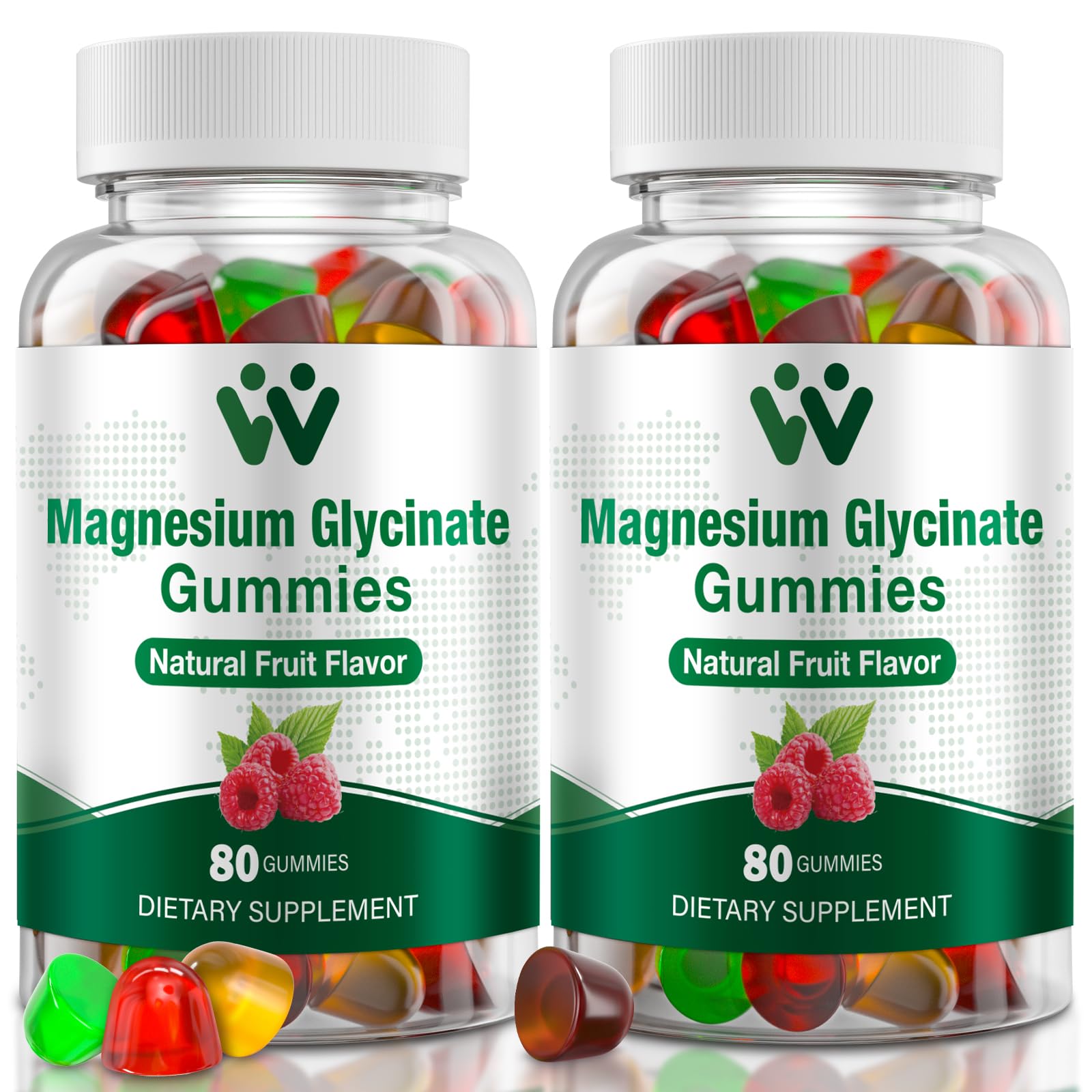 Gommes Wachray magnesium glycinate mélange fruits, relaxation naturelle et pratique.