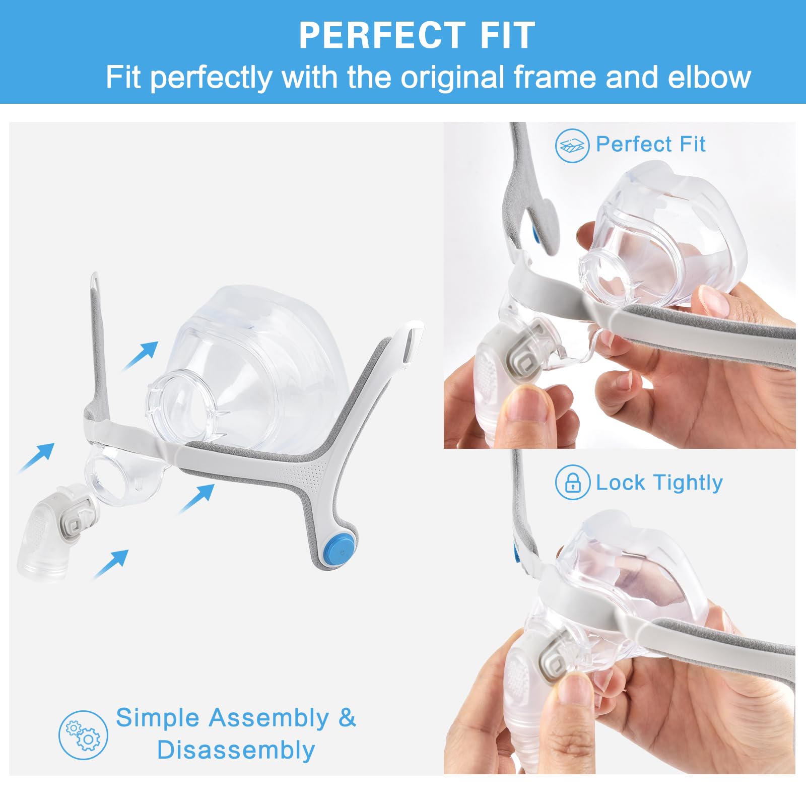 Coussinet nasal Wagleriz AirFit N20, confort-durable pour un port nocturne agréable