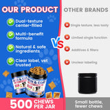 Wagmee Omega-3 pour chien — parfum poulet et krill pour un arôme appétent.
