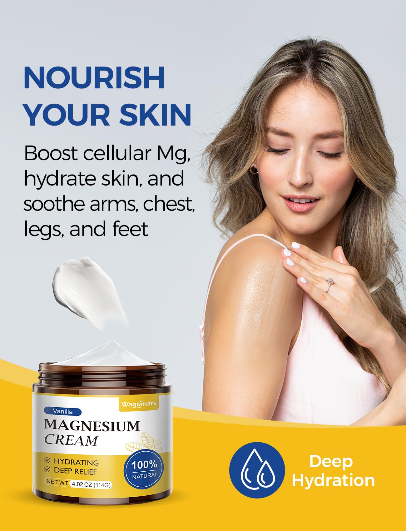 Parfum vanille Wagomars – note relaxante lors de l'application.