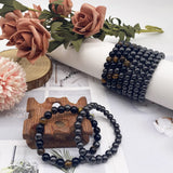 Bracelet WAINIS protection triple 8mm, style polyvalent et symbole d’énergie.