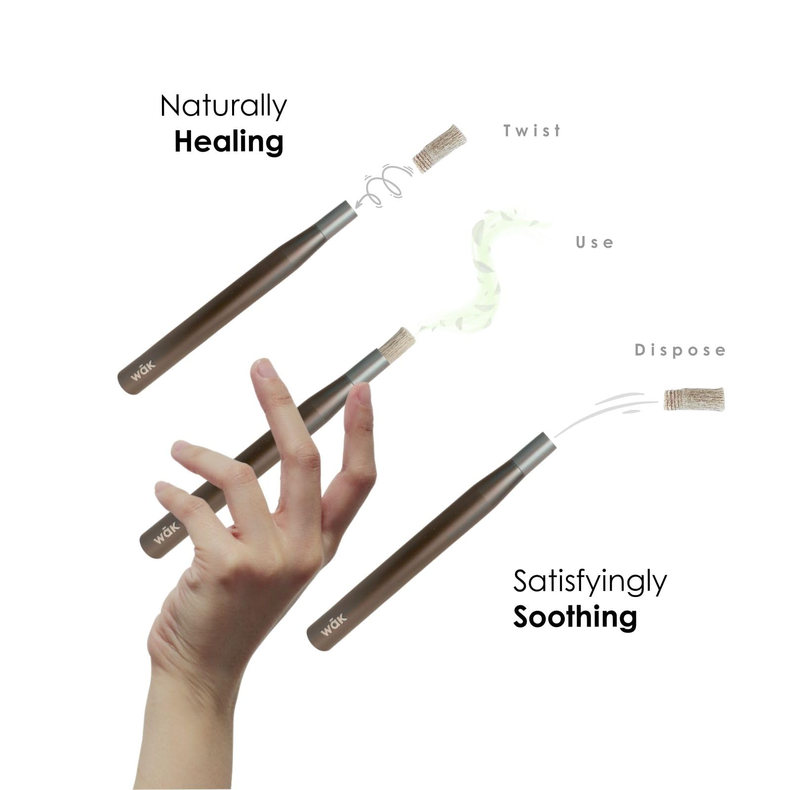 Adoptez une habitude quotidienne simple avec le wak-stick et son action naturelle.