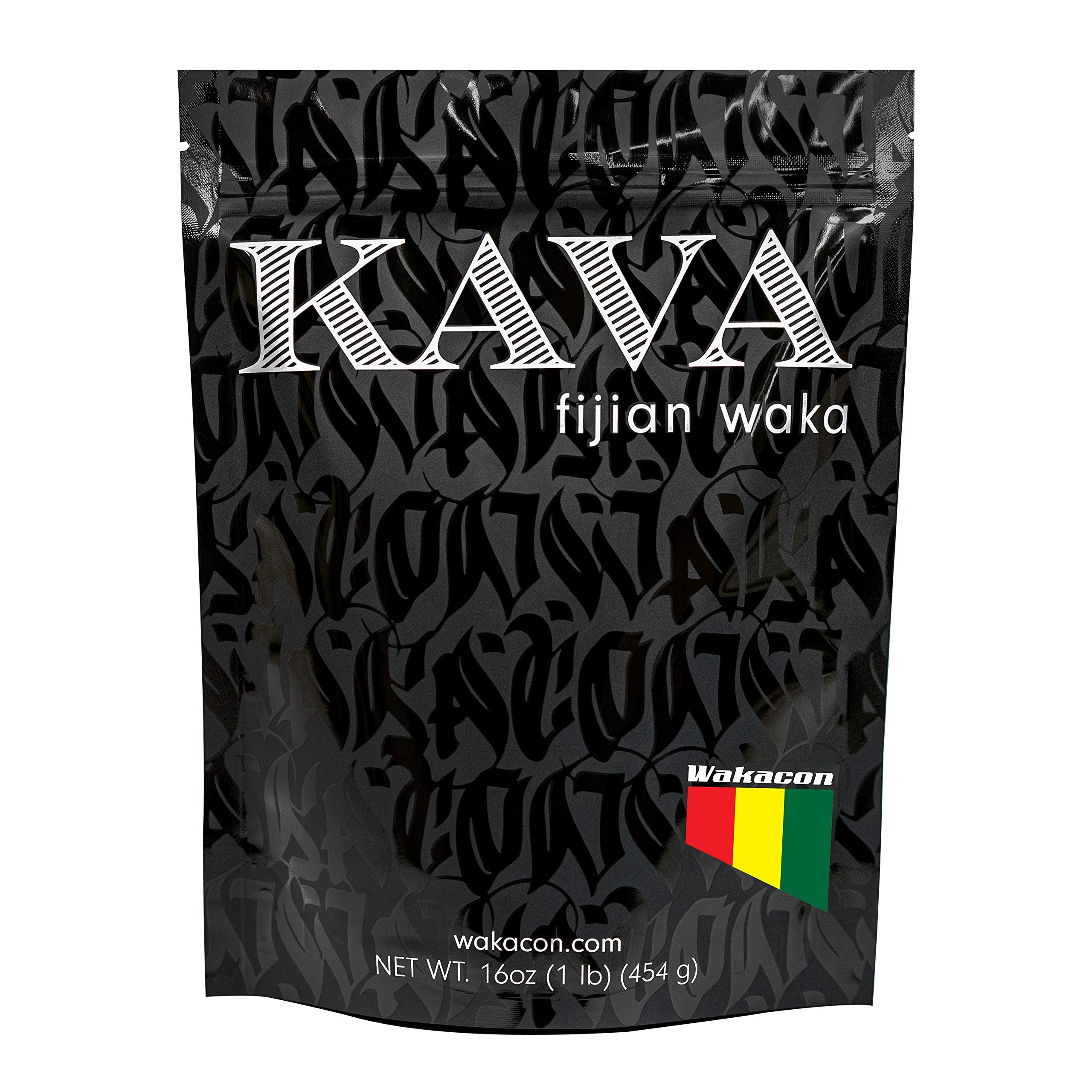 Wakacon Kava Waka Poudre emballage pratique pour le stockage.