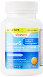Walgreens Senna S comprimés 220: boîte visible, soulagement doux potentiel.