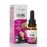 Gouttes d'huile pour oreilles Wally's Natural – bouteille prête, confort potentiel après natation.