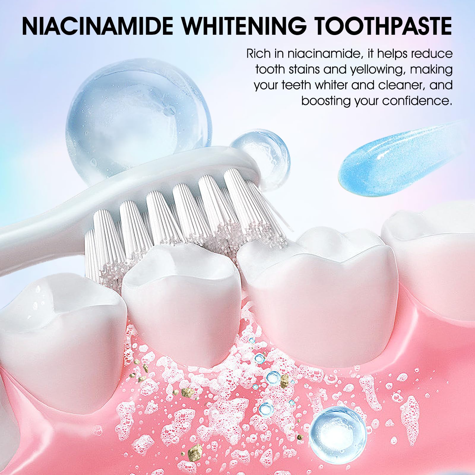Wandyme dentifrice niacinamide – gencives plus saines lors du brossage
