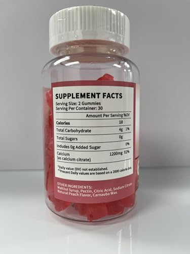 Dose journalière avec Wanish, gommes citrate calcium pour absorption efficace.