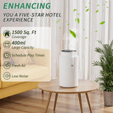 Wankeer Scent Air Machine, couverture jusqu'à 2000 pieds carrés, idéale pour grandes pièces.