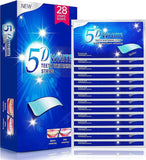WANQIANQIAN Bandes blanchiment dentaires – 28 pièces pour sourire plus clair