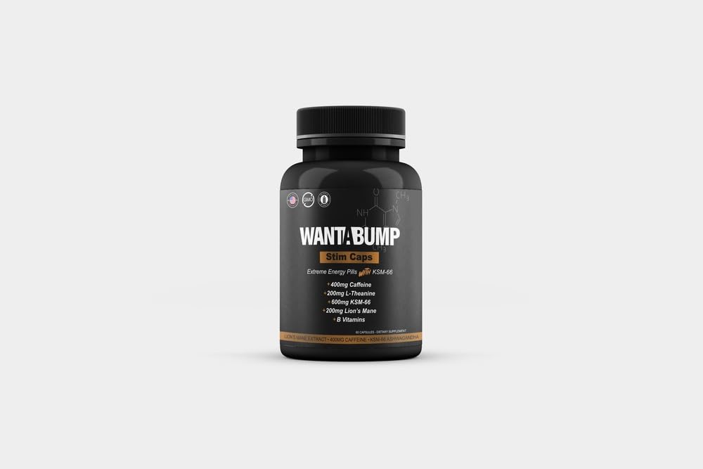 Bouteille Want A BUMP Original prête pour l'entraînement sans stimulants artificiels.