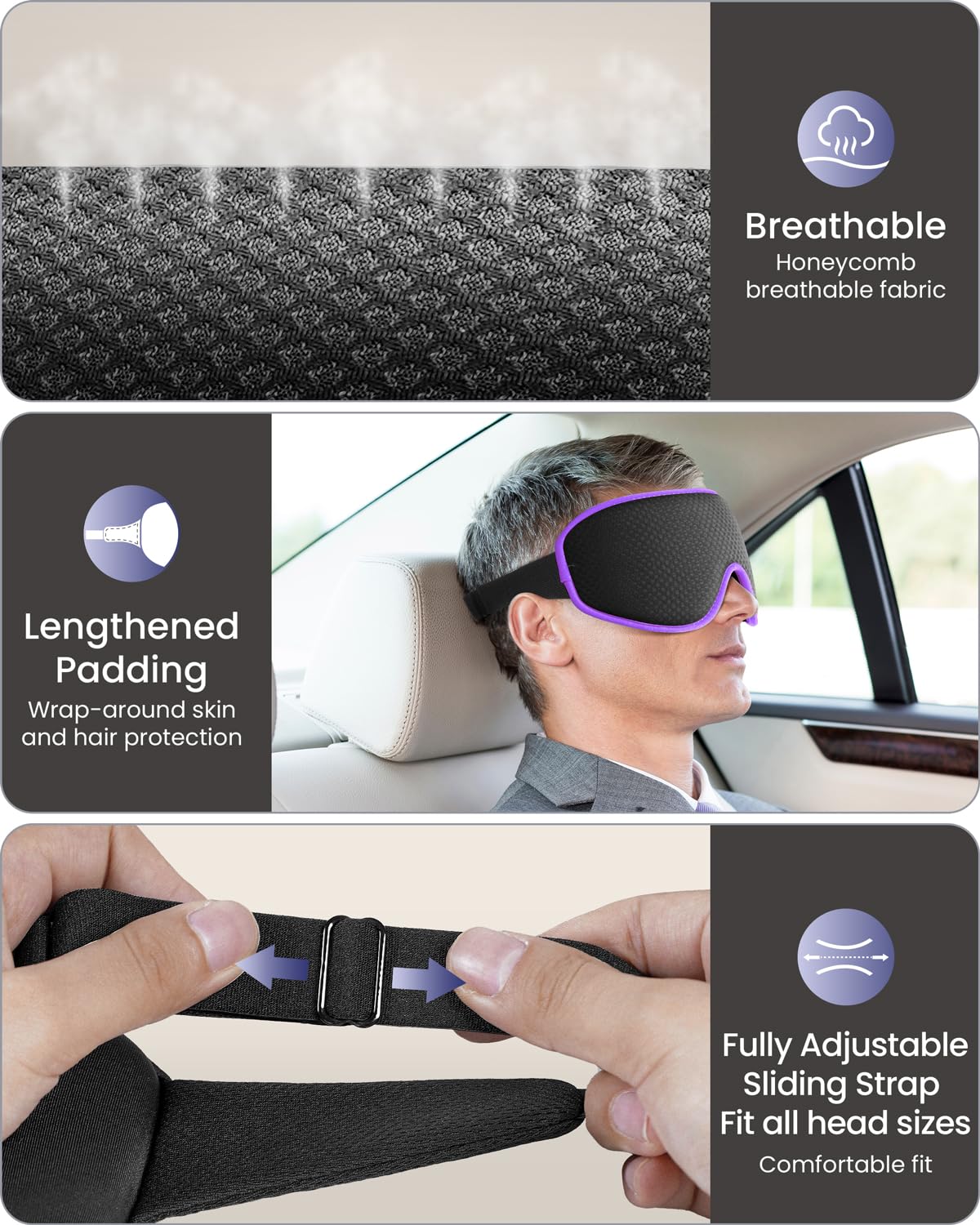 WAOAW masque cavités oculaires pour positionnement des yeux