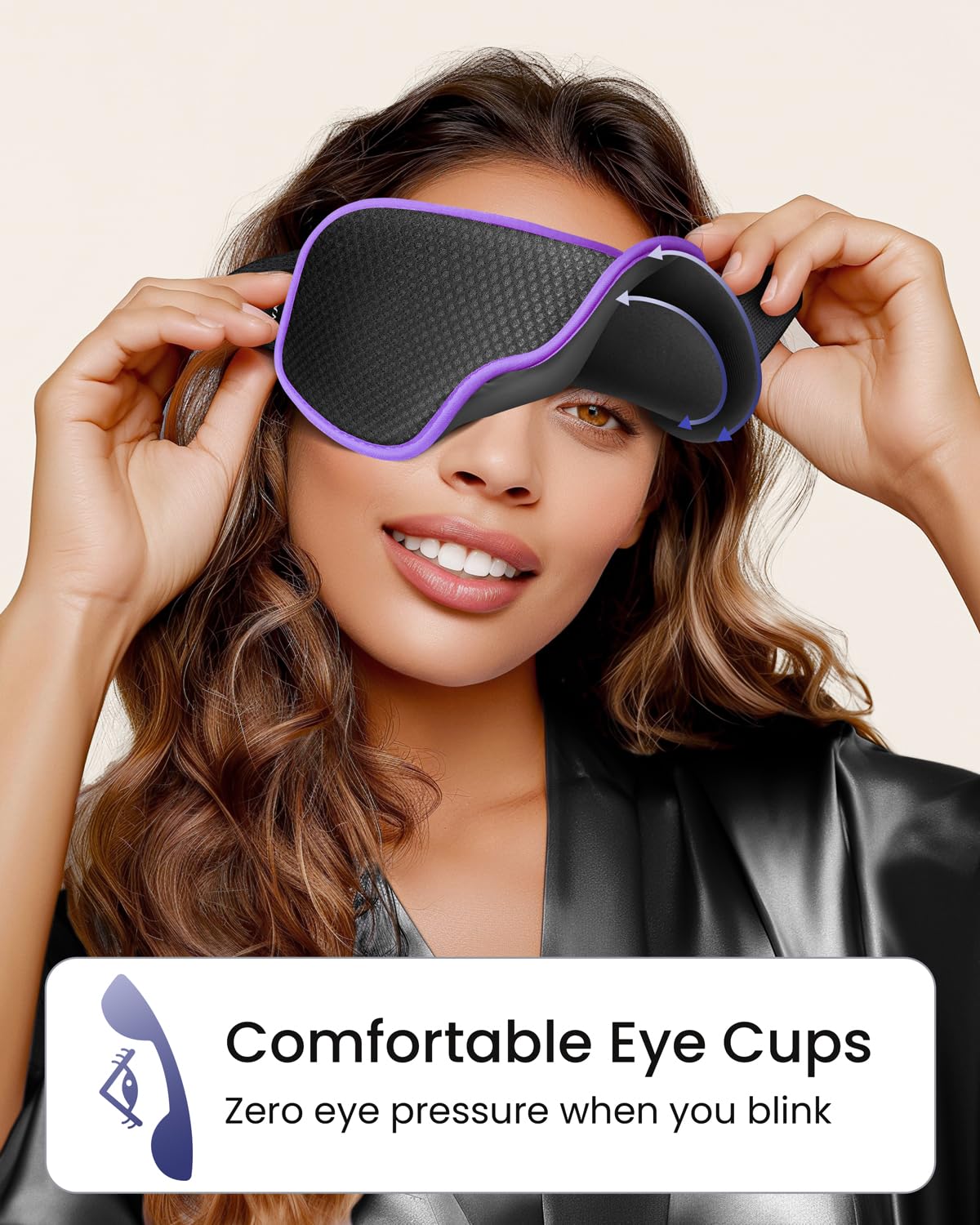 WAOAW masque confort doux pour nuits calmes