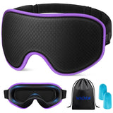 WAOAW masque sommeil 3D bloque lumière pour voyage