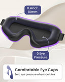 WAOAW masque pour voyage avec pochette et accessoires