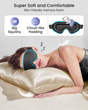 WAOAW masque yeux avec bouchons d'oreilles pour réduire le bruit.