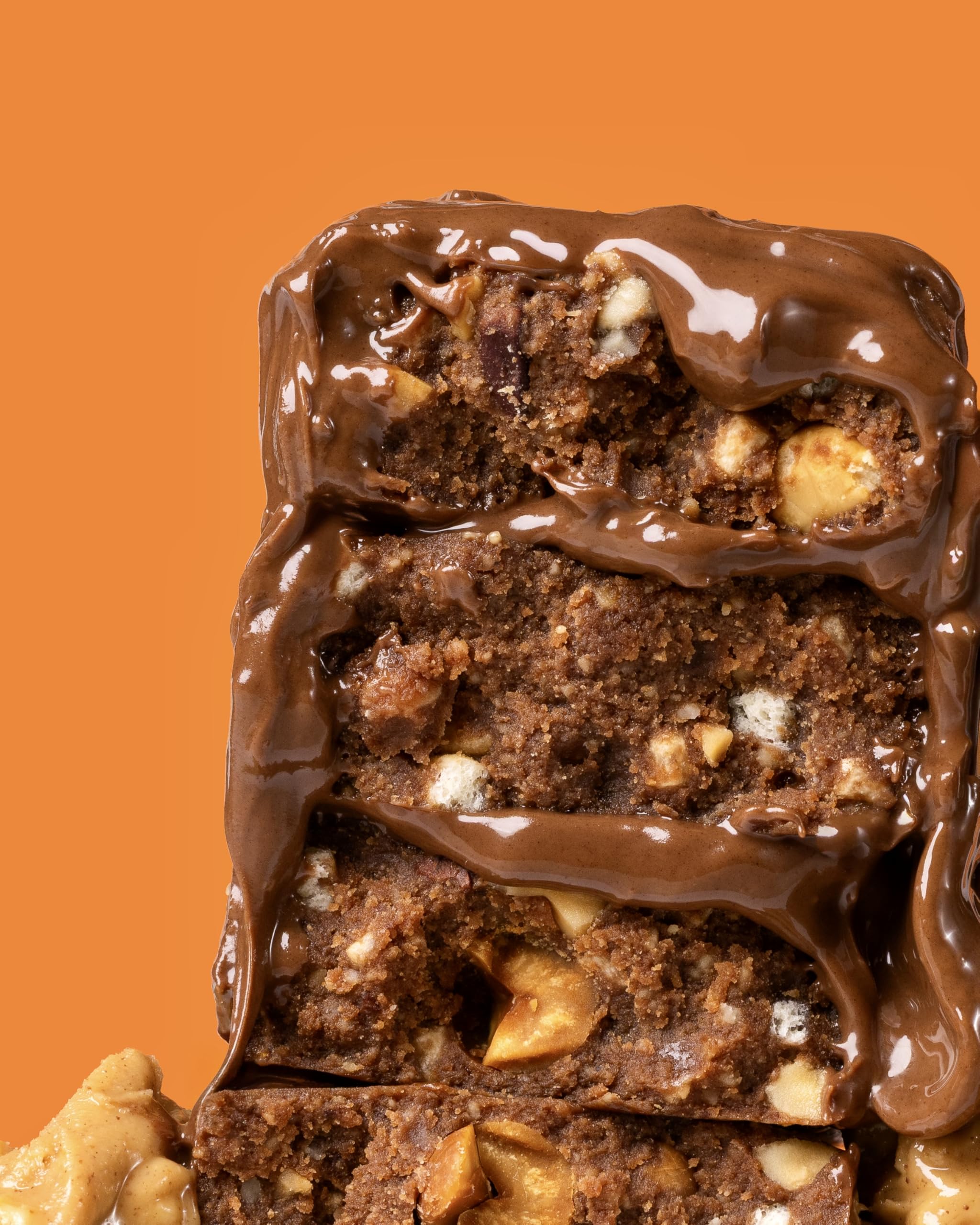 Barre War on Sugar chocolat cacahuète, ingrédients naturels sans sucre ajouté.