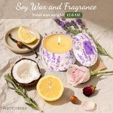 Bougie WarmEmbrace citron, notes vivifiantes pour la pièce.