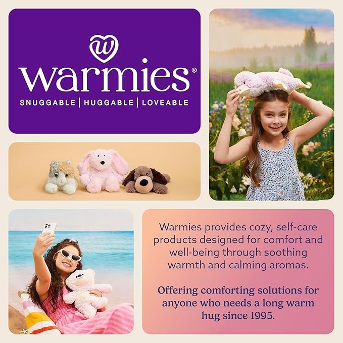 Warmies Otter, peluche sécuritaire et adaptée à tous les âges.