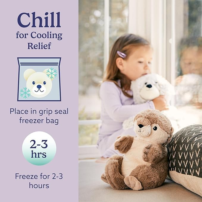Warmies Otter, solution de refroidissement frais idéale par temps chaud.