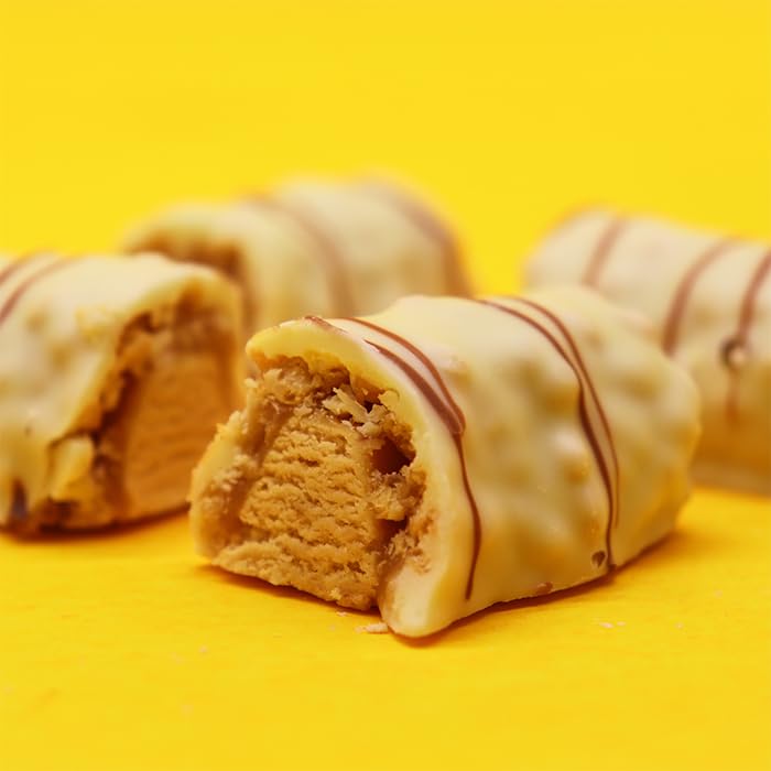 Warrior Crunch Banoffee Pie paquet individuel: emportez partout pour un apport protéiné.