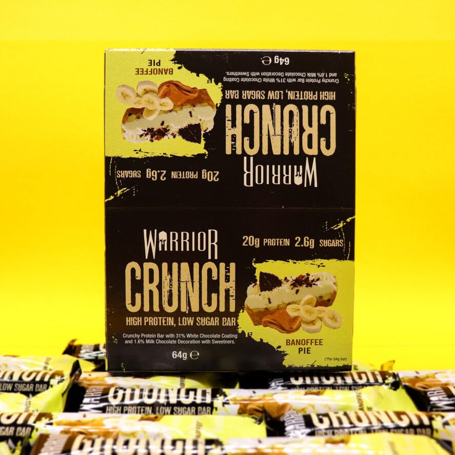 Warrior Crunch Banoffee Pie snack-nomade: idéal au bureau ou en voyage.
