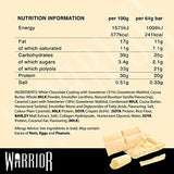 Barre Warrior Crunch intérieur : couches caramel et chocolat fondant