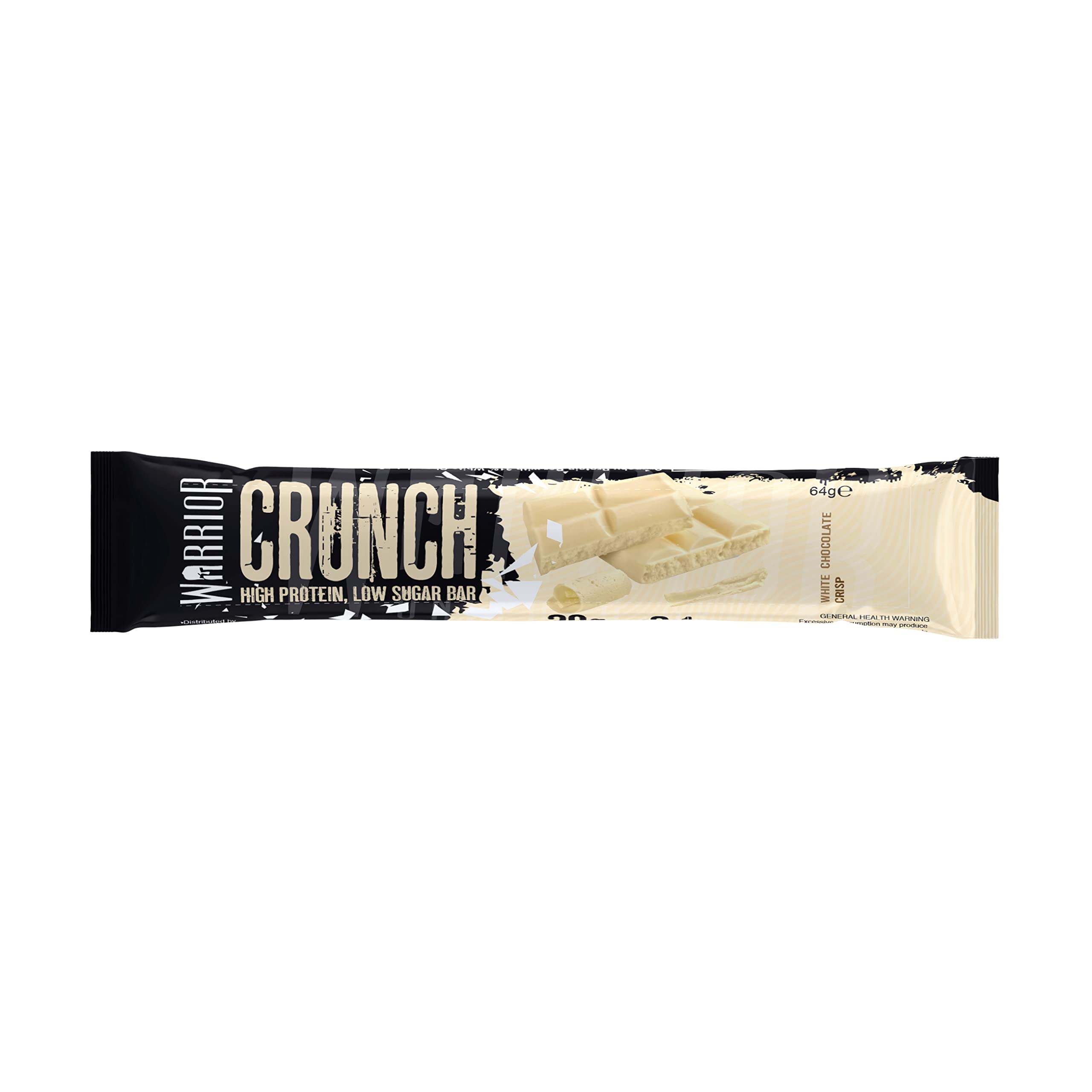 Barre Warrior Crunch couches caramel et chocolat : texture croquante