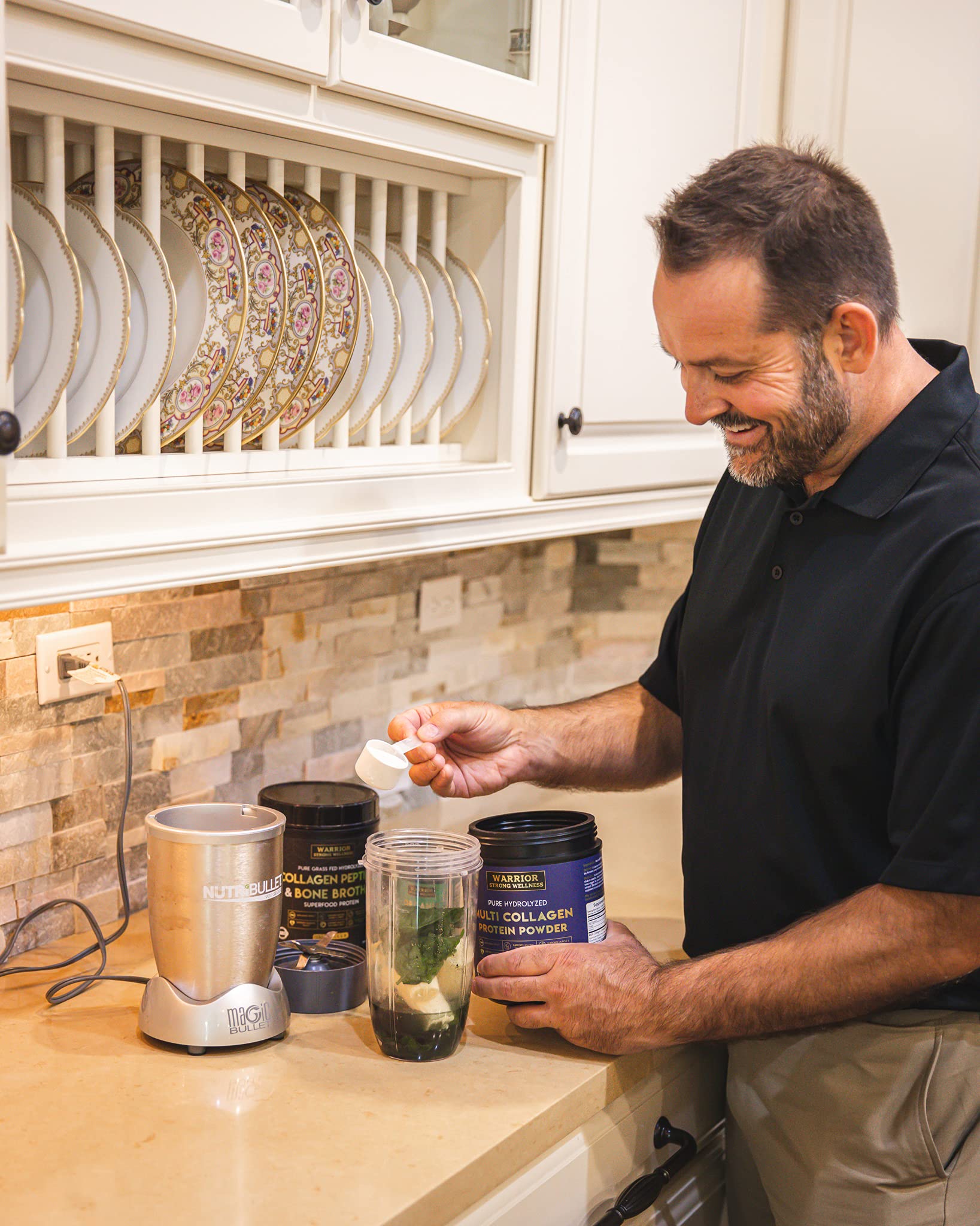 Emballage qualité etiquette Warrior Strong Wellness