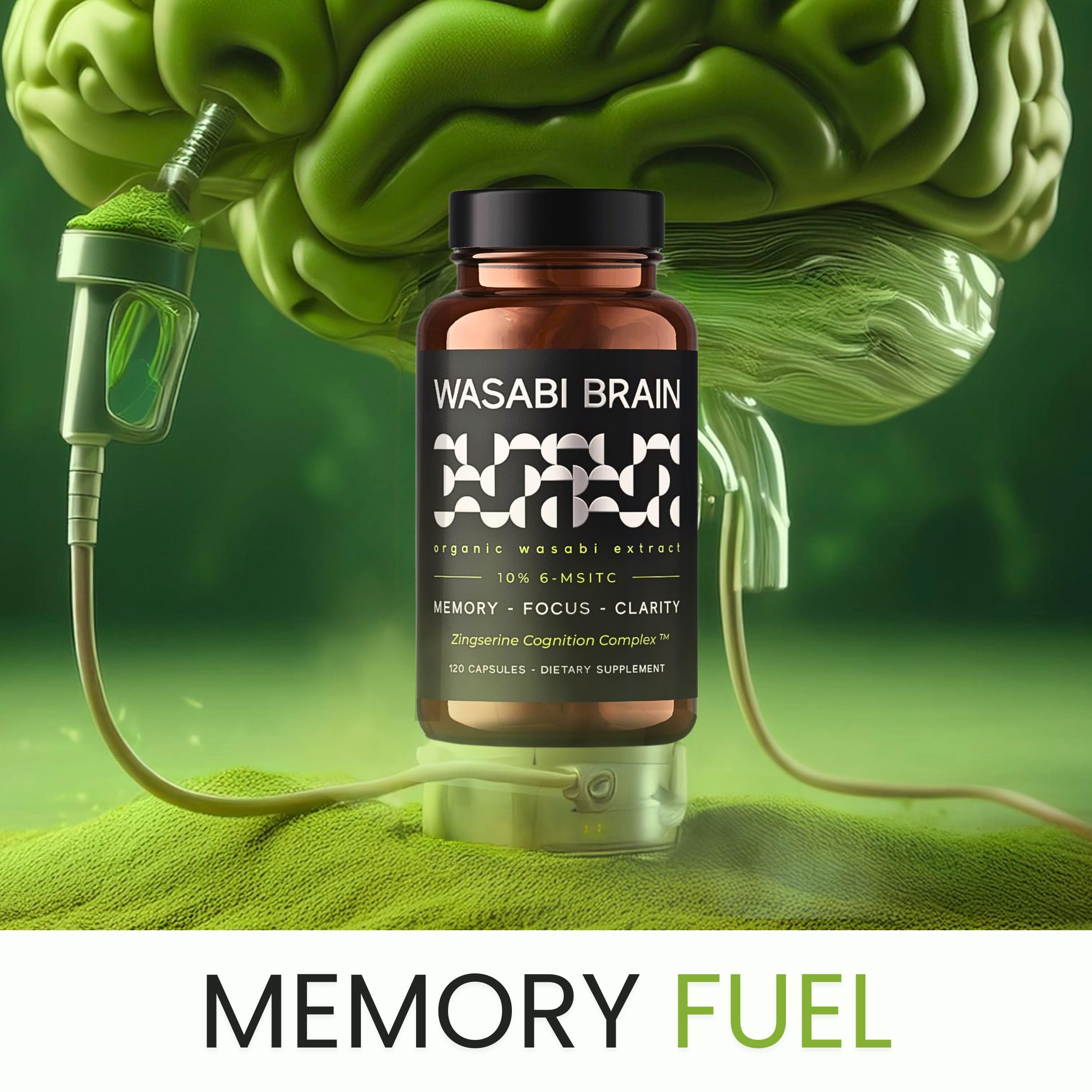 Wasabi Brain bouteille-ouverte: accès facile pour prise rapide