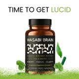 Wasabi Brain gelules-collection: emballage clair facilitant prise régulière