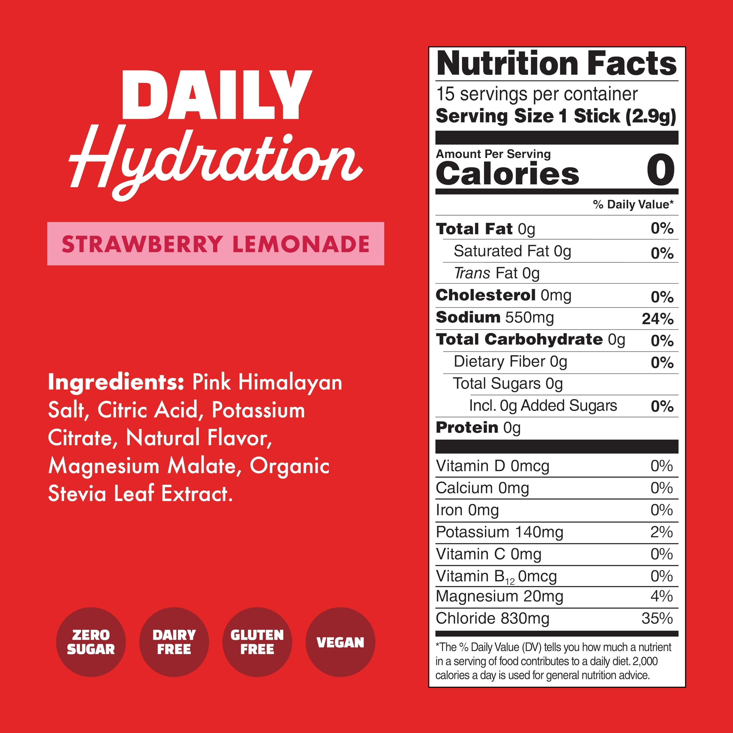 Waterboy Daily Hydration – saveur Bleu Framboise, boisson rafraîchissante sans sucre.
