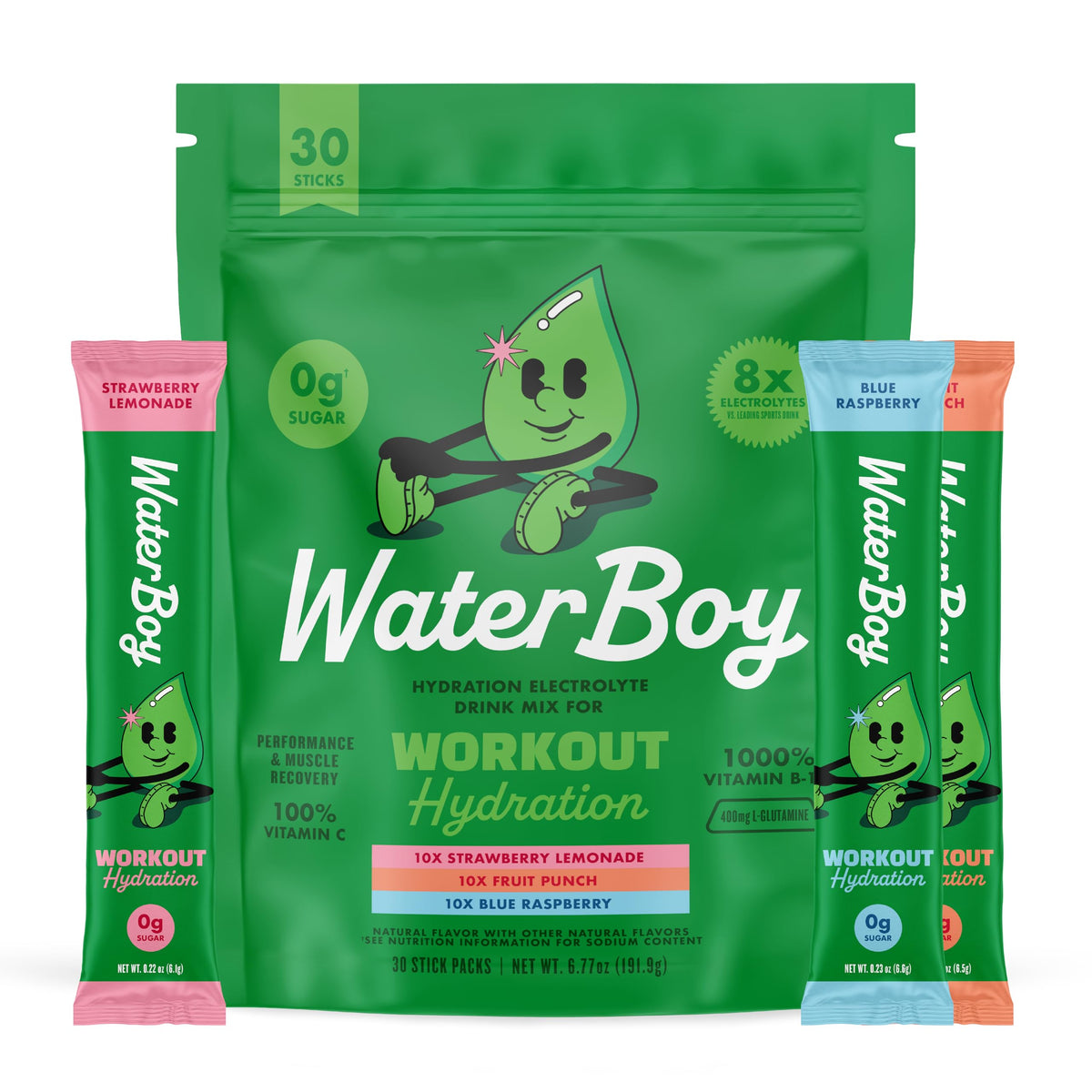 Waterboy sachet d’hydratation prêt pour l’entraînement