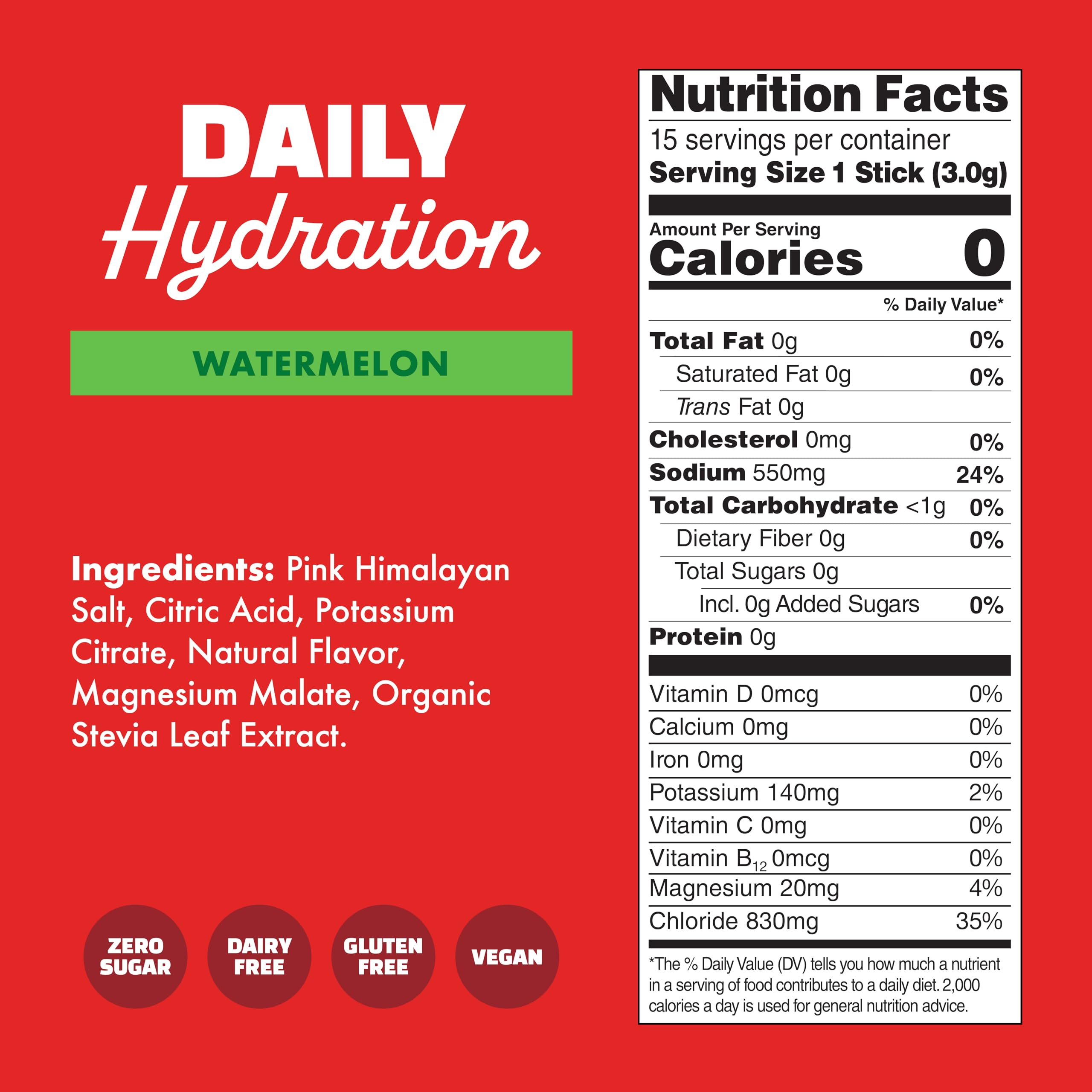 Waterboy Hydratation Quotidienne, sachet poudre: format pratique à emporter