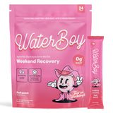 Waterboy Weekend Recovery FOW paquets saveur fruitée pour hydratation rapide après l'effort.