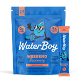 Waterboy Weekend Recovery: sachet citron-gingembre pour une récupération hydrique naturelle.