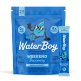 Waterboy Weekend Recovery – sachet électrolyte gingembre pour récupération rapide après effort.