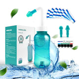 Waterpulse Neti Pot – rinage nasal efficace pour nettoyer les passages nasaux.
