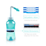 Waterpulse Neti Pot – récipient transparent, visualisez le niveau d'eau.