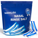 Waterpulse sachets saline neti-pot 120: dosage simple pour rinçage nasal.