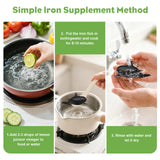 Watstion fer noir, infusion eau, libère du fer biodisponible lors de cuissons acides.