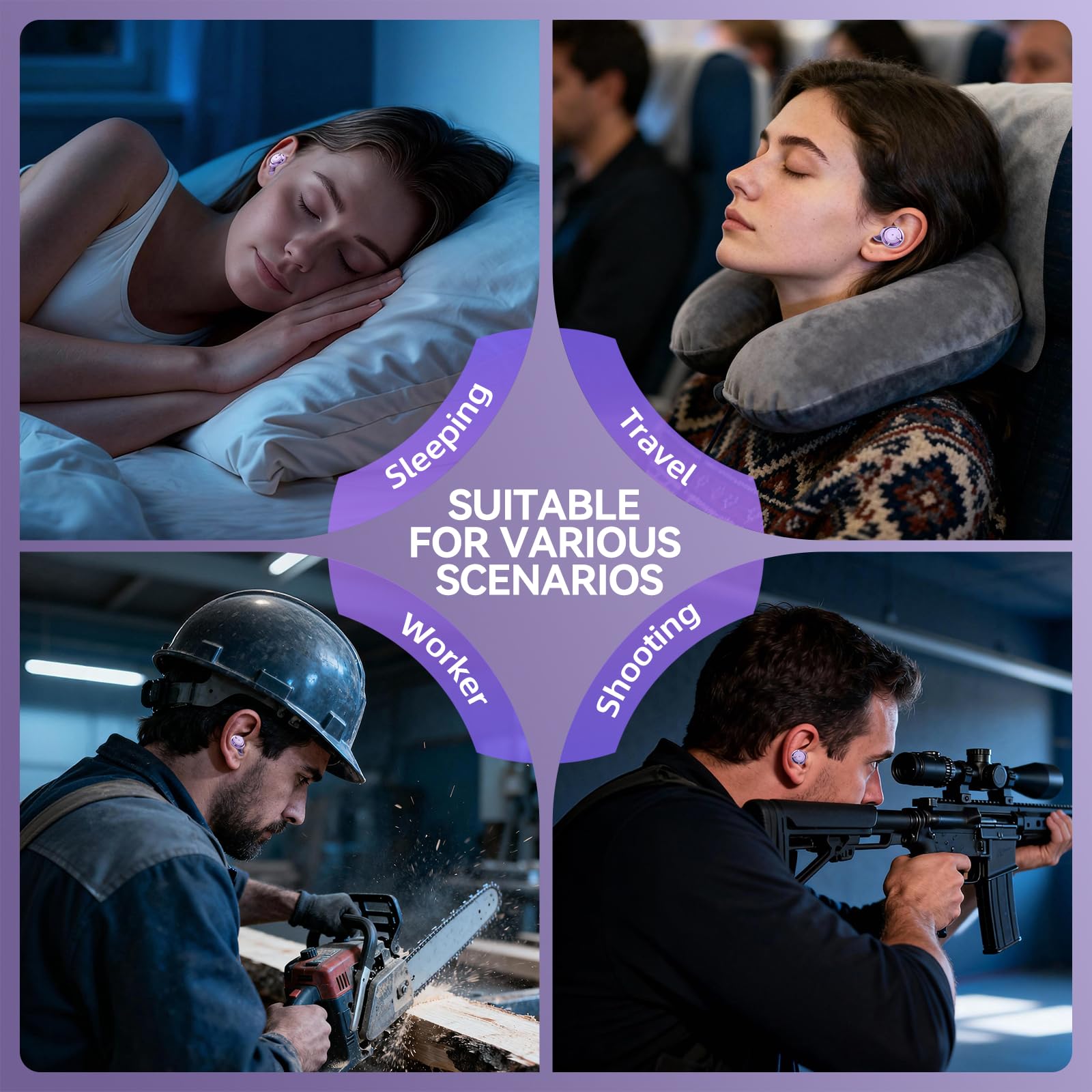 Utilisation quotidienne avec modes ajustables pour sommeil, travail et loisirs.