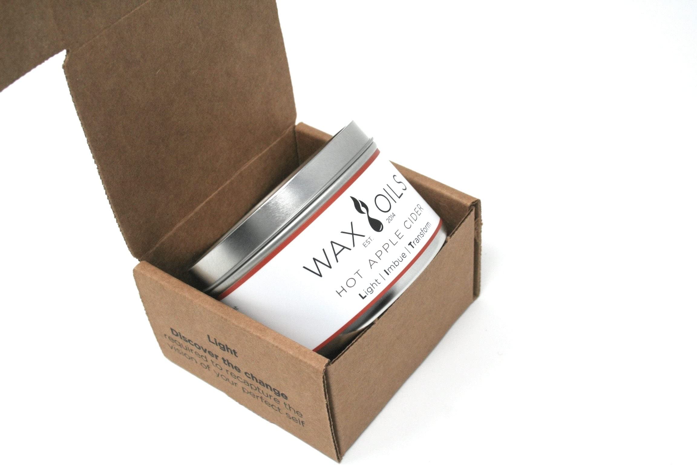 Bougie Wax Oils parfum clou de girofle et cannelle pour atmosphère réconfortante.