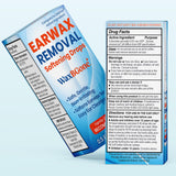 Application simple: gouttes WaxBgone directement dans l'oreille.