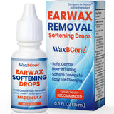 Gouttes WaxBgone en action moussante pour assouplir le cérumen.