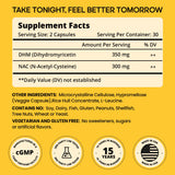 Liste d'ingrédients WELESSENTIALS DHM NAC et dosage